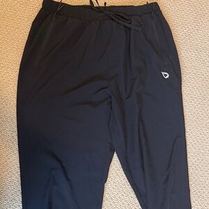 Women's Black Joggers with Logo Detail